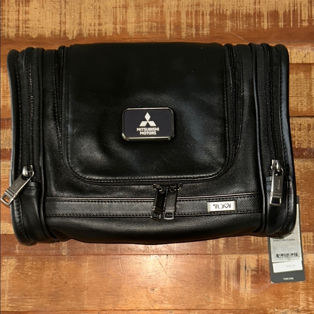 Tumi Alpha 3 Hanging Toiletry Bag w Mitsubishi Logo